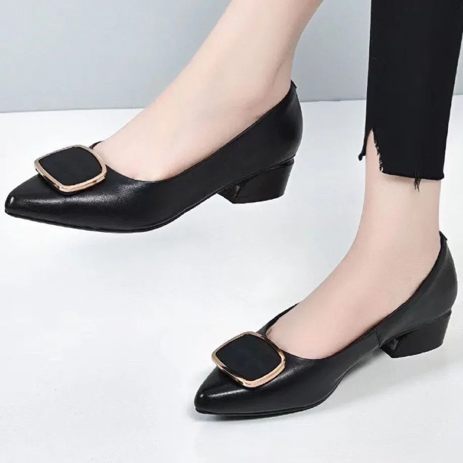 Classic Low Heel Shoes