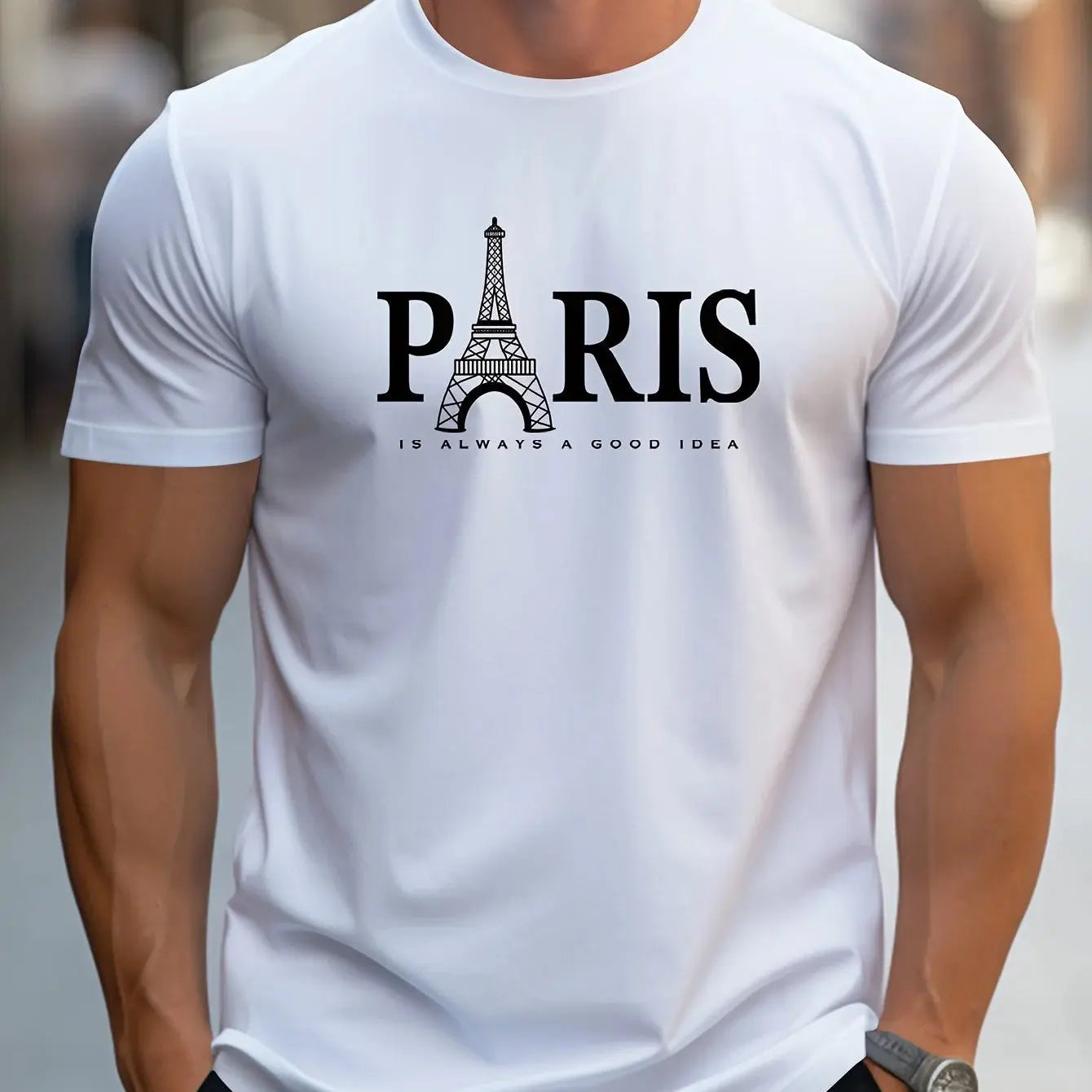 Relaxed, Breathable Casual &nbsp;Short-Sleeve Men T-Shirt Lizbert
