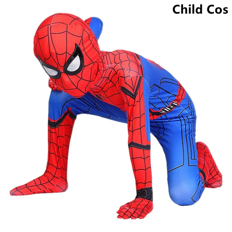 Kids Spider Jumpsuit Costume