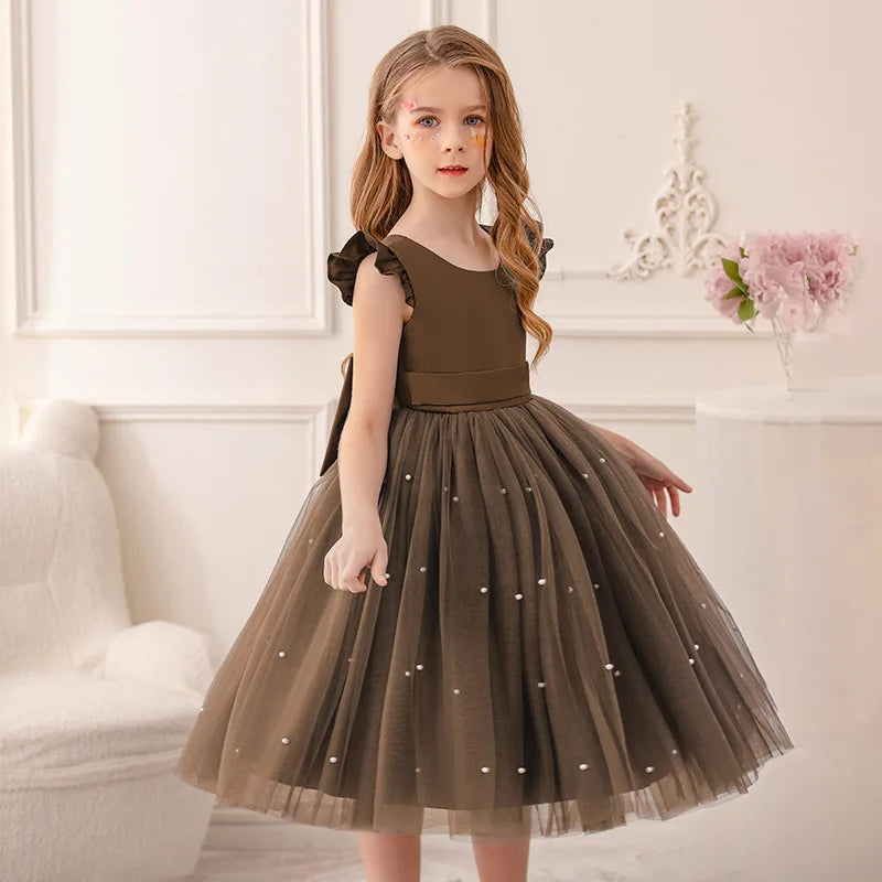 Kids Dresses for Girls Clothes Children's Clothing Fairy Princess Girls Dress Dance Wear Stage Party Lace Cosplay Costumes Lizbert