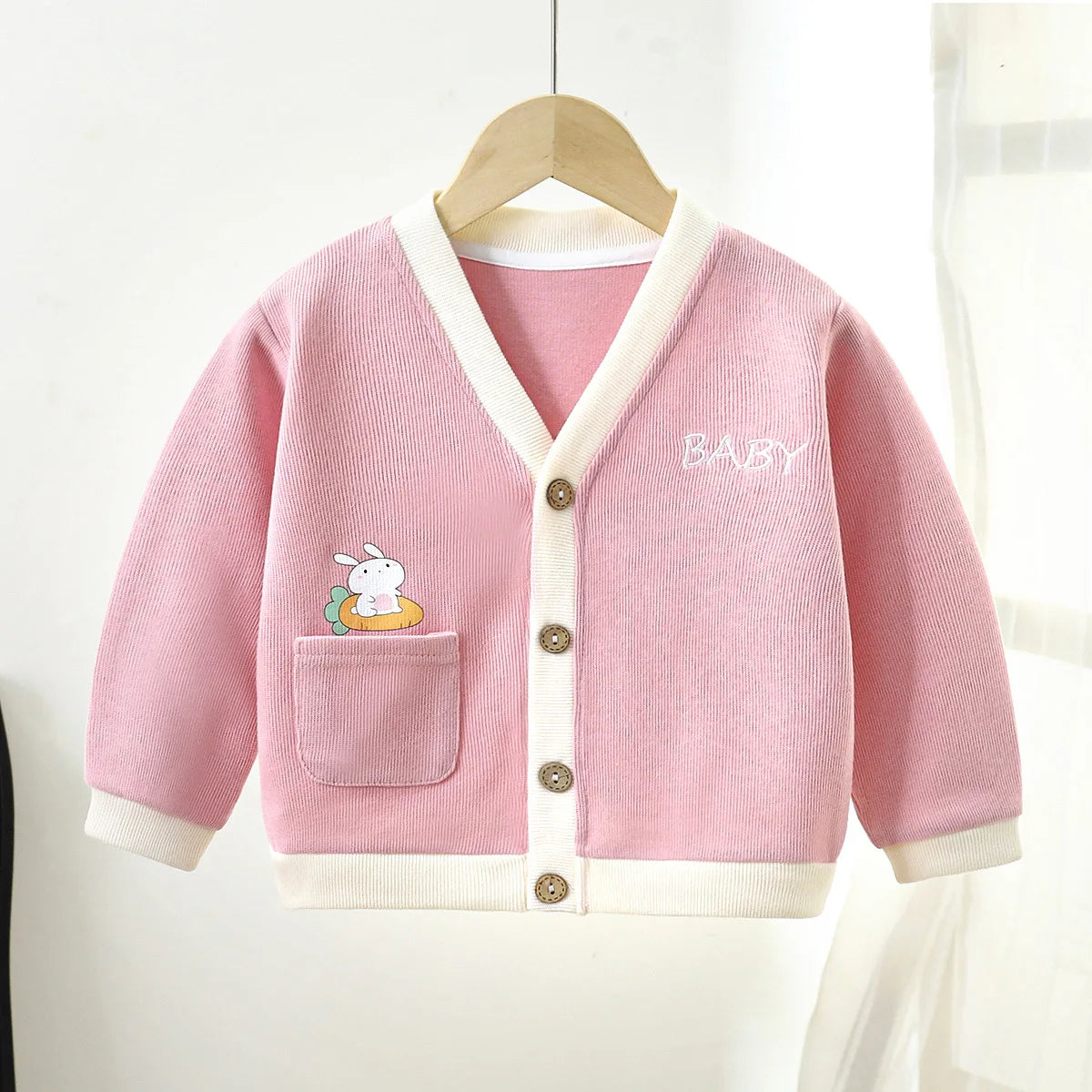 New Children Knitted Cardigan Sweater Spring Autumn Baby Boys Girls Coat Long Sleeve Outerwear Kids Clothes Fashion Clothing Lizbert