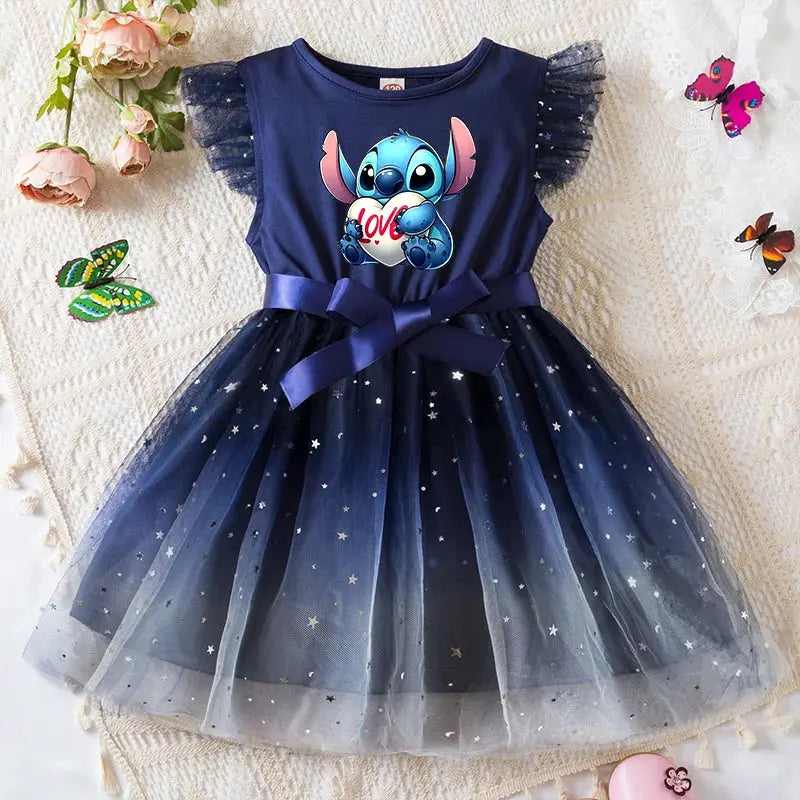 Adorable Knee-Length Princess Dress Lizbert