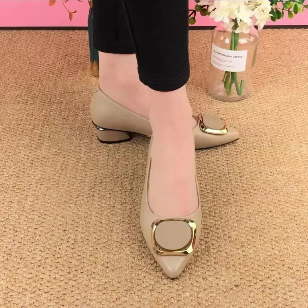 Classic Low Heel Shoes