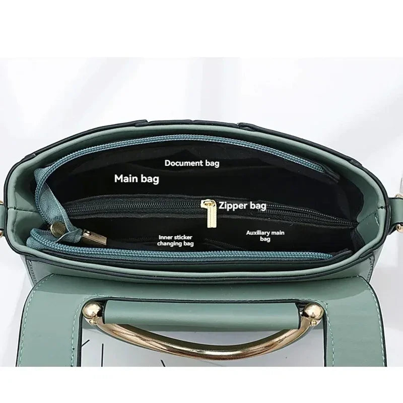 PU Leather Handbag Purse Women's Bag Trend Designer Shoulder Crossbody Sac Lady Messenger Small Tote Hand Pouch Lizbert