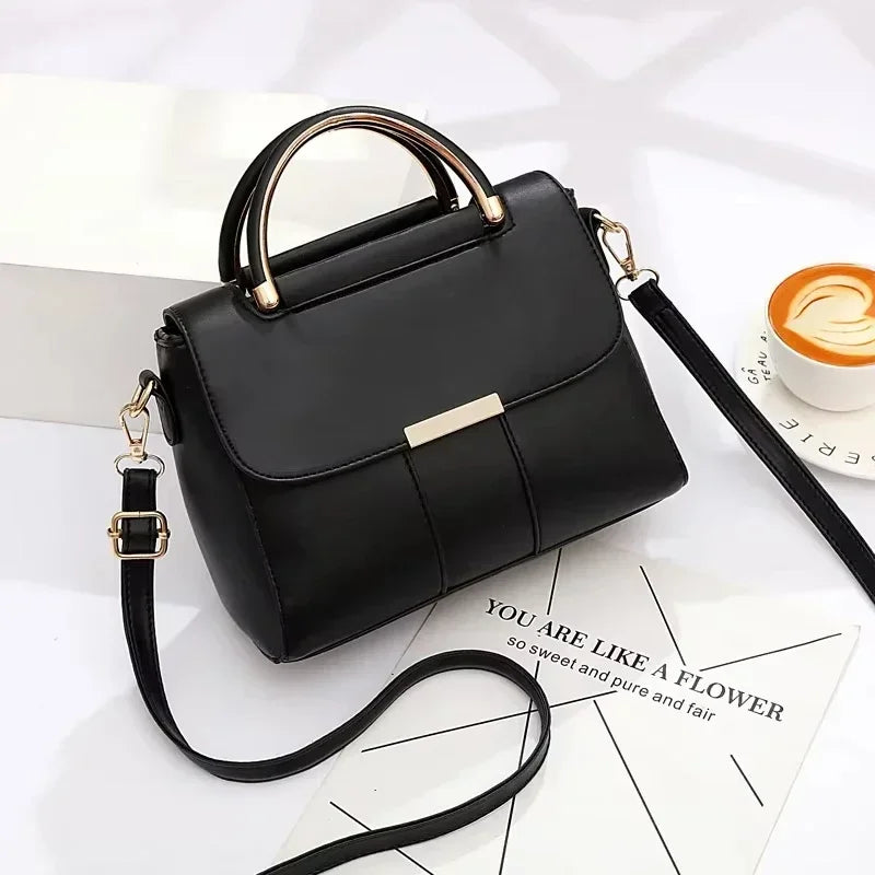 PU Leather Handbag Purse Women's Bag Trend Designer Shoulder Crossbody Sac Lady Messenger Small Tote Hand Pouch Lizbert