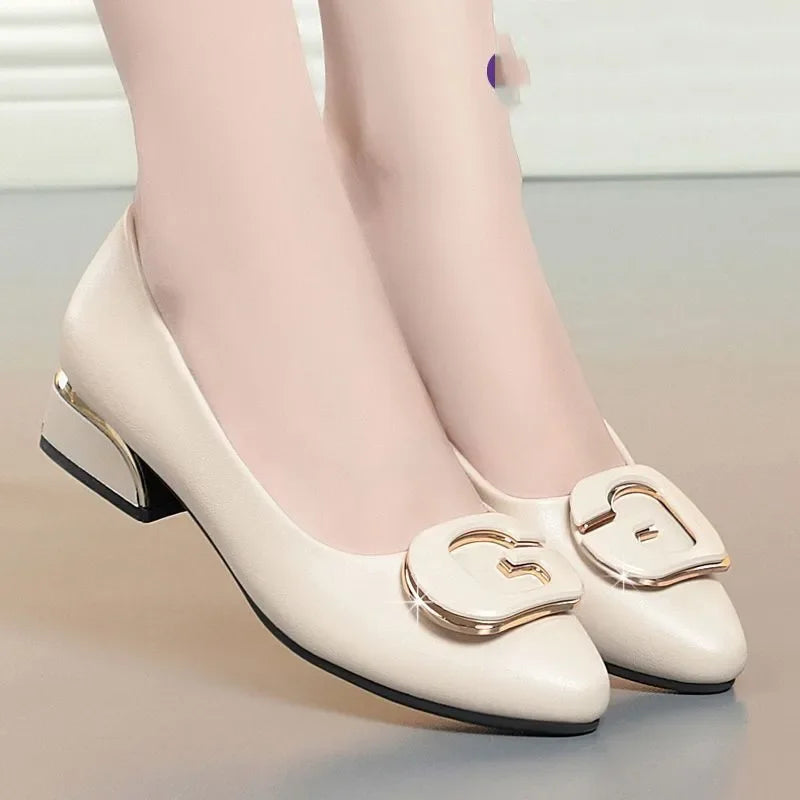 Classic Low Heel Shoes