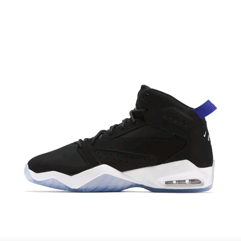 Jordan Lift Off Men's Running Shoes, Outdoor, Light Weight, Trendy, Durable, Shockproof Basketball Shoes, Black/White/Purple Lizbert