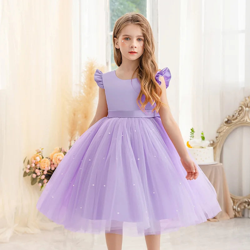 Kids Dresses for Girls Clothes Children's Clothing Fairy Princess Girls Dress Dance Wear Stage Party Lace Cosplay Costumes Lizbert