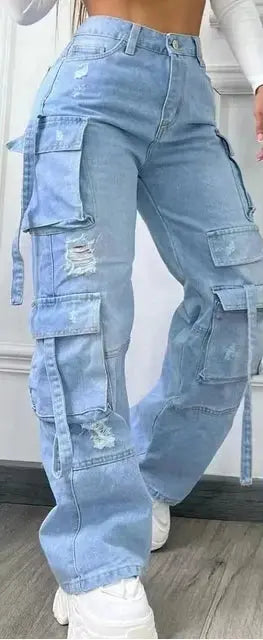 Flawless Casual Wardrobe With Stylish High-Waist Loose Jean Lizbert