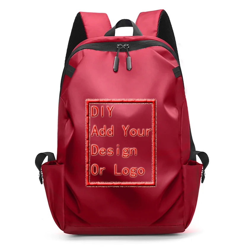 JODAN Letter Pattern Printed Canvas Men Women's Neutral Backpack Student Schoolbag Fashion Boy Girl Laptop Rucksack USB Port Lizbert